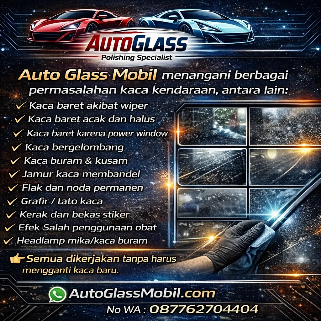 2 Masalah Umum Kaca & Body Mobil yang Sering Terjadi