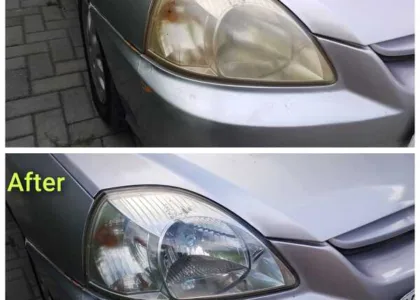 Poles Kaca Lampu Mobil