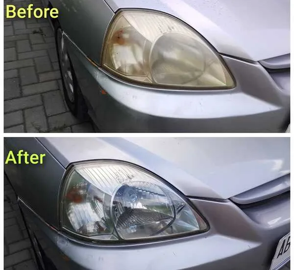 Poles Kaca Lampu Mobil