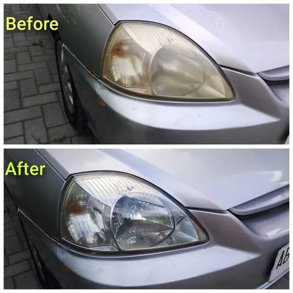 Poles Kaca Lampu Mobil